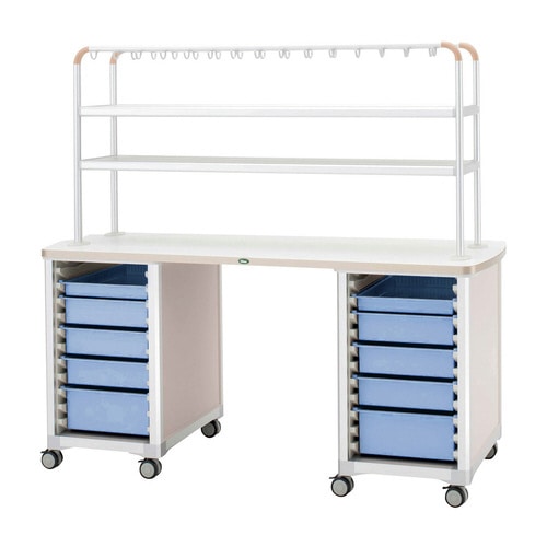 作業台(WT−1805B)ピーチ/ブルー