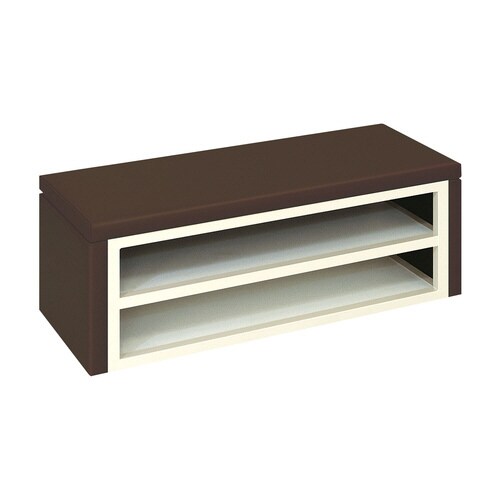 下駄箱ベンチ(01)(W60)茶