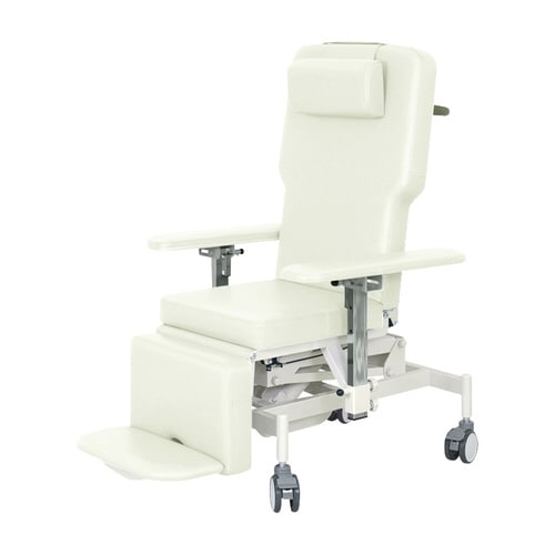 車いす式油圧ストレッチャー 白