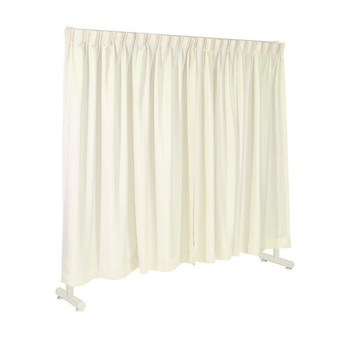 伸縮スクリーン(80×150cm)クリーム