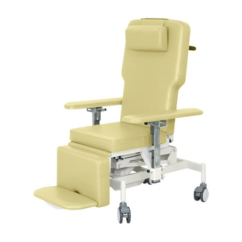 車いす式油圧ストレッチャー アイボリー