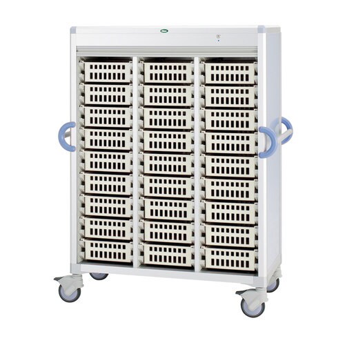 注射薬カート(27床用)ブルー/ニュートラル