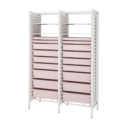 メディカルラック・ワイド トレー:ピンク