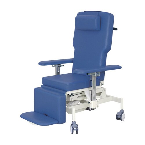 車いす式油圧ストレッチャー Mブルー