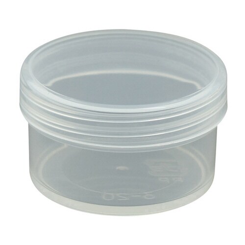 プラ壷 20ml(100個入)透明