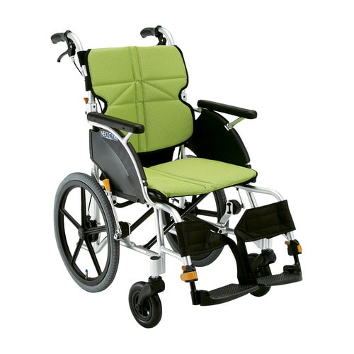 介助式車いす NEXT−21B ライトグリーン