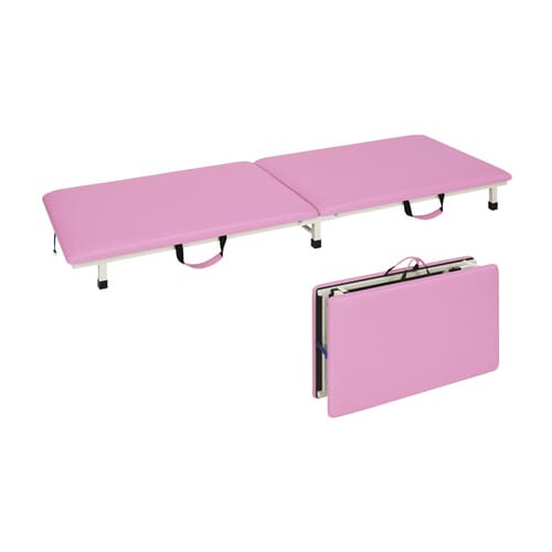 付添ポータブルベッド(60×190)ピンク