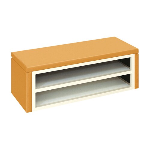 下駄箱ベンチ(01)(W60)オレンジ