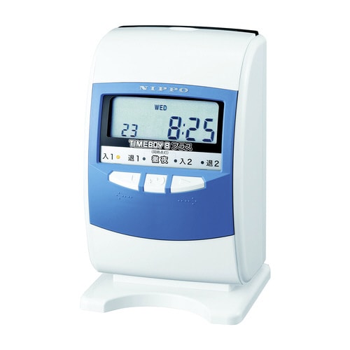 NIPPO タイムレコーダー ホワイト/ブルー