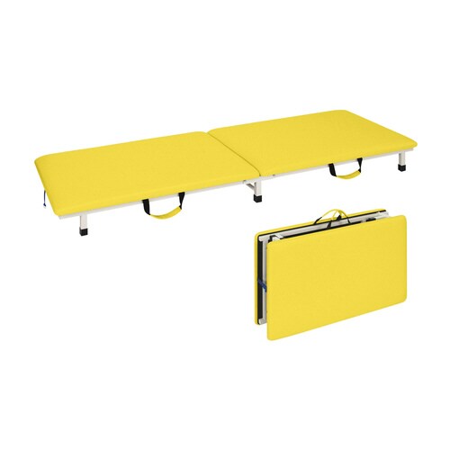 付添ポータブルベッド(60×190)イエロー