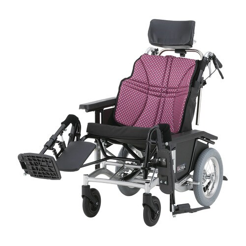ティルト車いす NAH−UC・LO ワイン