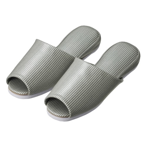 子供用スリッパ(ストライプ)20足入 ネイビー