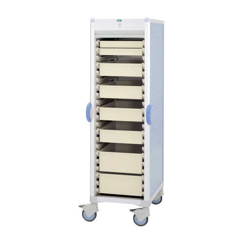 材料搬送カートC46−AS10207B(ブルー/N