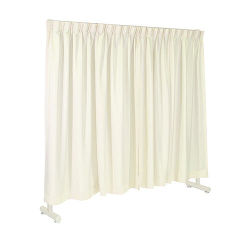 伸縮スクリーン(80×180cm)クリーム