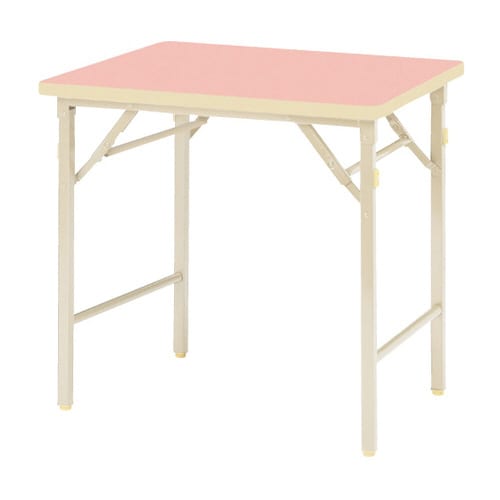 採血台(折りたたみ式)W140 天板:ピンク