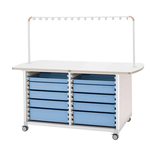 作業台(WT−1803B)ピンク/ブルー
