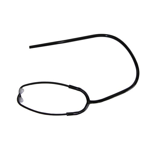 聴診器用耳金具・カラーチューブセット(内羽) 黒