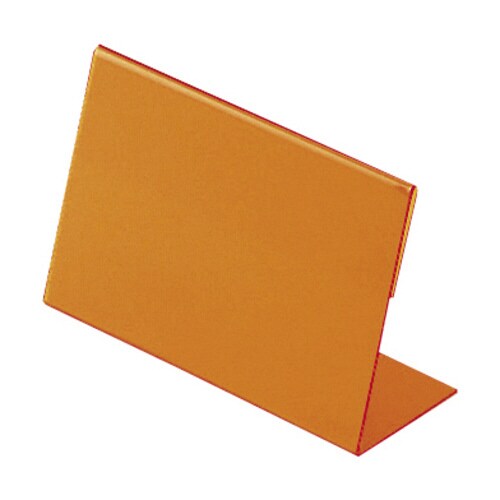 名札立(L型) 70×110mm(オレンジ)
