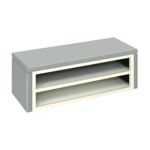 下駄箱ベンチ(01)(W90)グレー
