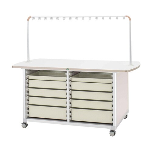 作業台(WT−1803B)ピンク/ニュートラル