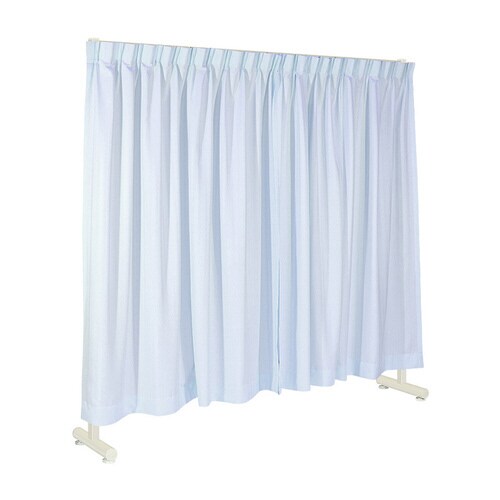 伸縮スクリーン(80×150cm)ブルー