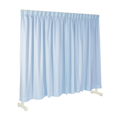 伸縮スクリーン(80×180cm)ブルー