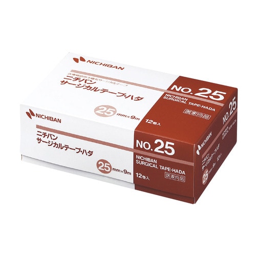 サージカルテープ・ハダ(25mm×9m)12巻