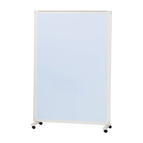 キャスター付衝立(90×180)スカイブルー