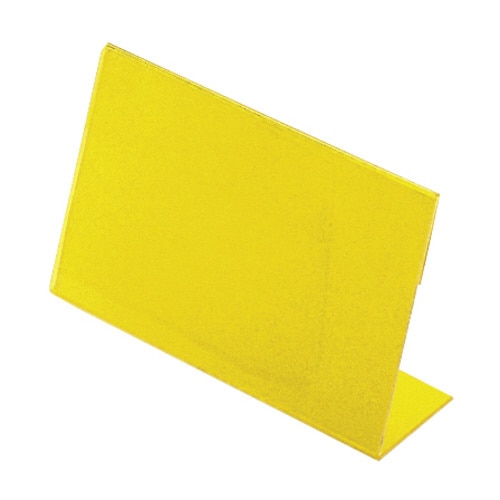 名札立(L型) 70×110mm(イエロー)