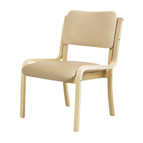 多目的木製チェア(肘なし)FSW−22 ベージュ