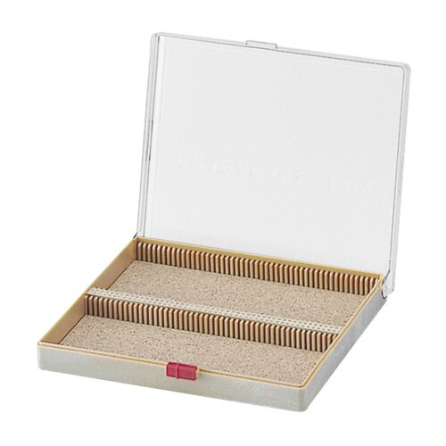 プレパラートボックス(透明フタ)100枚用