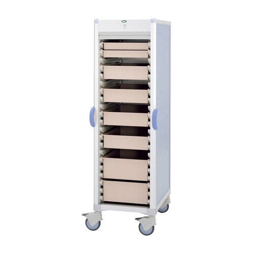 材料搬送カートC46−AS10207B(ブルー/P