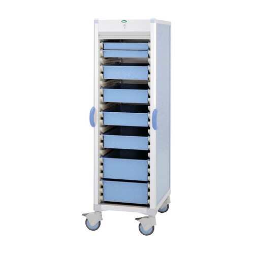 材料搬送カートC46−AS10207B(ブルー/B