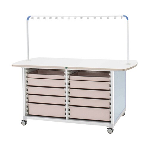 作業台(WT−1803B)ブルー/ピーチ