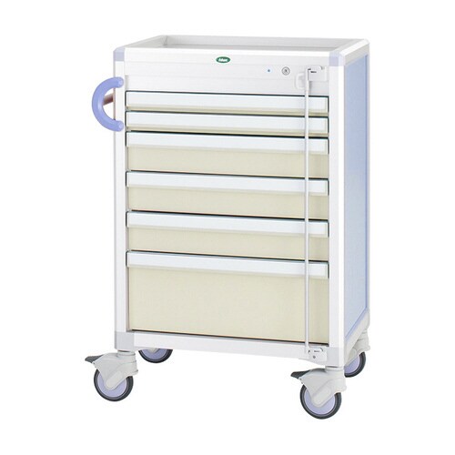 麻酔カートC60−A01B(本体:ブルー/N