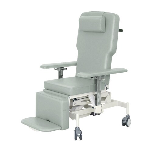 車いす式油圧ストレッチャー グレー