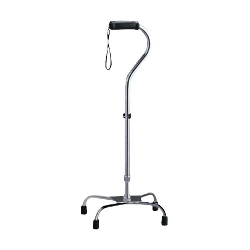 四点杖ラージベース CMS−40L シルバー