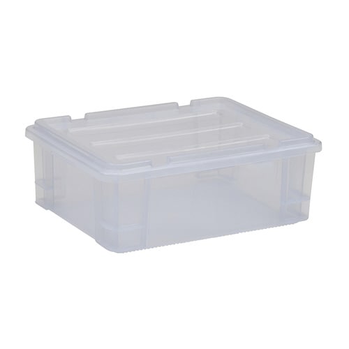ポリコンテナー(蓋付)PT−21 クリア