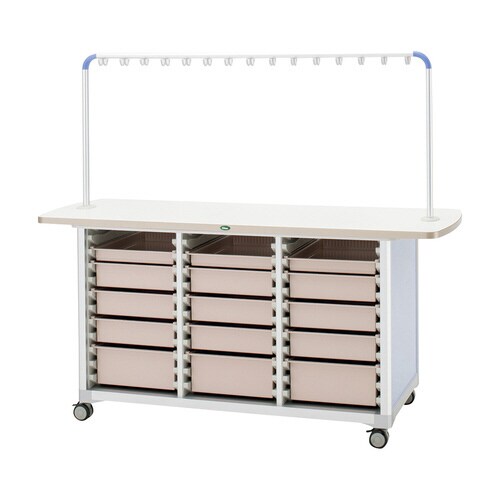 作業台(WT−1506B)ブルー/ピーチ