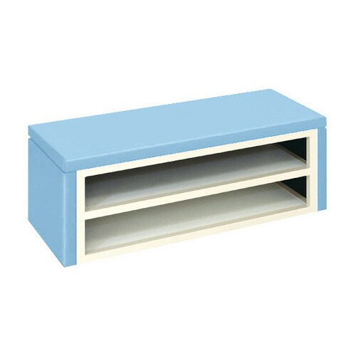 下駄箱ベンチ(01)(W90)Sブルー