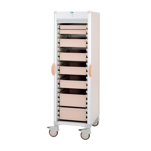 材料搬送カートC46−AS10207B(ピーチ/P