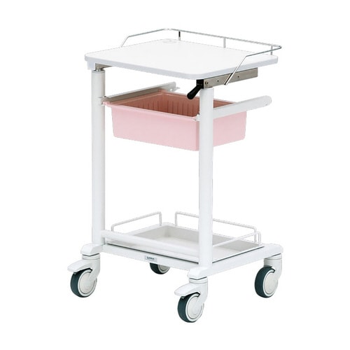 PCカート(昇降式)KC−1202 ピンク