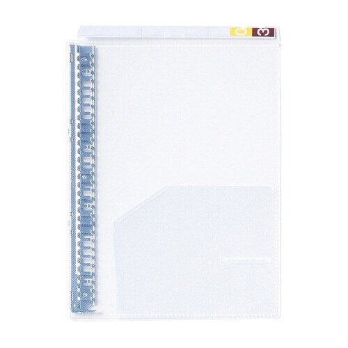 TDカルテバインダー KS−010Y(透明)30穴