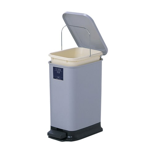 ペダル式容器(13.2L)ライトグレー