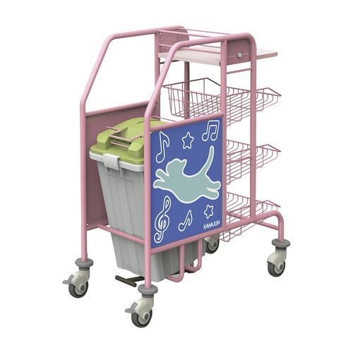 オムツ交換カート MCR070PN(ピンク)