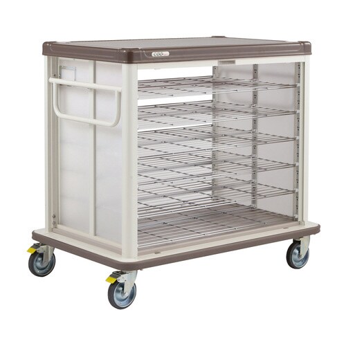 常温配膳車COO(36枚用)カフェブラウン