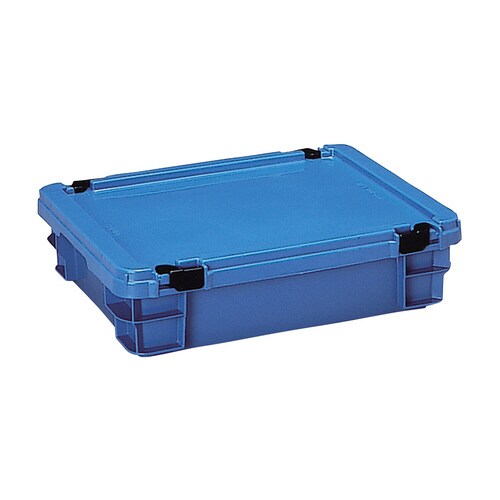 ポリコンテナー(ロック蓋付)PT−14 ブルー