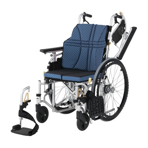 自走式車いす NA−U7 座幅調整 インディゴ
