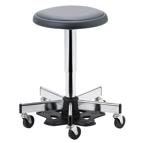 ドクターチェア(フットペダル)背なし(樹脂ペダル)