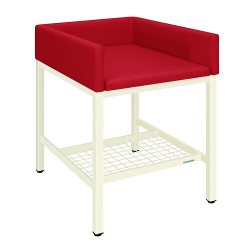 オムツ交換台(80×95×108)レッド